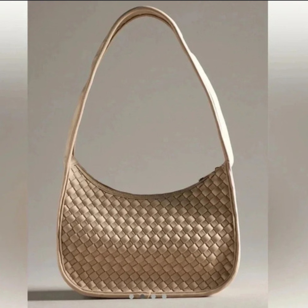 NWOT Anthropologie Woven Neoprene Shoulder Bag